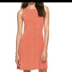 Kohls dress size large red nice new